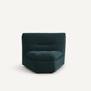 Modulaire hoekzetel in chenille fluweel, Giuliano