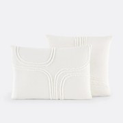 Kussensloop in getuft katoen, Massimo