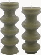 Handgemaakte kaarsen Mura, 2-delig