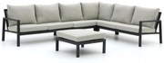 + 10% kassakorting | Hoek loungeset Manifesto  | 6 personen | Loungeset Grijs | Hoekbank Aluminium | 324x246cm | Kees Smit Tuinmeubelen