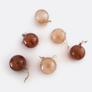 Set van 12 gedraaide glazen bollen, Caspar