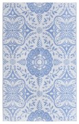 vidaXL Buitenkleed 190x290 cm PP babyblauw