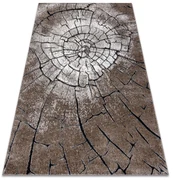 Tapijt modern COZY 8875 Wood, boomstam - Structureel,  twee poolhoogte , bruin