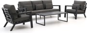 Stoel-bank loungeset Forza | 5 personen | Loungeset Grijs | Aluminium | Kees Smit Tuinmeubelen