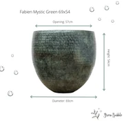 Fabien mystic green