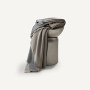 Omkeerbare plaid in kasjmier en zuiver wol, Chama