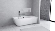 Polysan Sussi half vrijstaand bad rechts 170x70cm wit