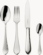 Handgemaakte hoogglans bestekset Martelé, in verschillende setgroottes