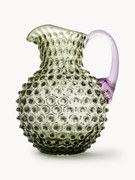 Mondgeblazen karaf Hobnail, 2 L