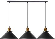 DAKLAMP PORTO ZWART 3CP