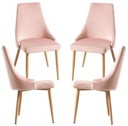 Pak 4 Stoik Houten Stoelen