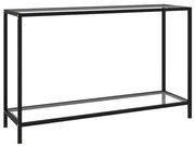 vidaXL Wandtafel 120x35x75 cm gehard glas transparant