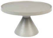 Zuiver Floss Aluminium Salontafel Rond Grijs - 60 X 60cm.