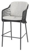 4 Seasons Outdoor Tramonti barstoel antraciet SALE  Tuinstoel    antraciet weerbestendig