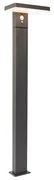 Staande buitenpaal antraciet 80 cm incl. LED en dimlicht op solar - Sunnie Modern IP44 Buitenverlichting