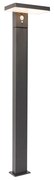 Staande buitenpaal donkergrijs 80 cm incl. LED en dimlicht op solar - Sunnie