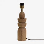 Voet Voor Tafellamp 30 Cm In Koski Mangohout Mangohout - Sklum