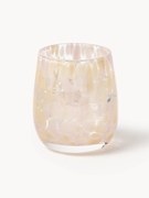 Handgemaakte waterglazen Yava, 4 stuks