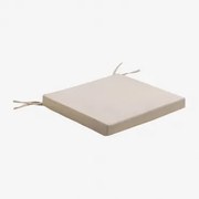 Kussen 44,5x43 Cm Voor Stoel In Senia-stof Gardenia Wit - Sklum