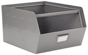 KidsDepot Opbergbox Original metaal zilverkleurig