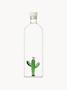 Handgemaakte karaf Desert Plants van borosilicaatglas, 1.1 L