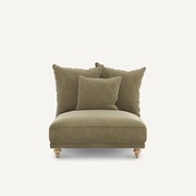 Bank in linnen fluweel, LAZARE