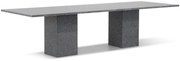 Dining Tuintafel rechthoekig 300 x 100 cm Graniet Grijs
