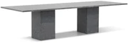 Dining Tuintafel rechthoekig 300 x 100 cm Graniet Grijs