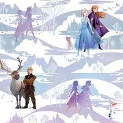 Noordwand Kids at Home Behang Frozen Scene paars