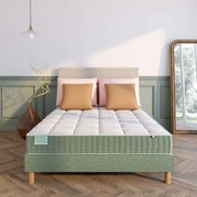 672-veerset stevige matras + lattenbodem
