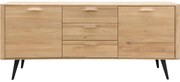 Goossens Dressoir Bjarte, 2 deuren 3 laden