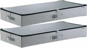 VEVOR Onderbed Opbergtas 2-pack (85x43x12cm) Onderbedcontainer met deksel, opbergdoos voor kleding, schoenen, slaapkamerkleding, opbergtas 45 L