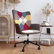 vidaXL Relaxstoel patchwork stof