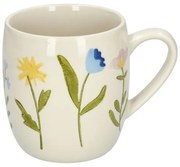 Theemok, steengoed, wilde bloemen,Ø 9,5 cm