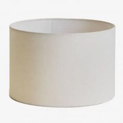 Arlina Stoffen Lampenkap Gebroken Wit & Ø30 Cm - ↑25 Cm - Sklum