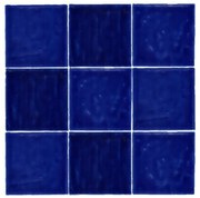 Terre d'Azur Maroc wandtegel 11.5x11.5cm donkerblauw - 30 stuks per doos