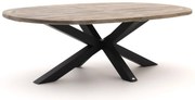 + 10% kassakorting | Tuin eettafel ROUGH | Ovaal  | Tuintafel Teakhout | 240x120cm | 6 personen | Kees Smit Tuinmeubelen