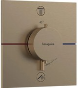 Hansgrohe Showerselect Comfort E thermostaat inbouw voor 2 functies brushed bronze 15572140
