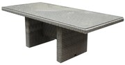 Menorca dining tuintafel 220x100xH75 cm wit grijs