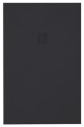 ZEZA Grade Douchebak - 120x90cm - antislip - antibacterieel - mineraalmarmer - rechthoek - mat zwart 400000000000019834