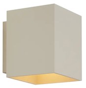 Moderne wandlamp beige G9 vierkant - Sola