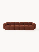 Modulaire bank Tayla (4-zits) van bouclé