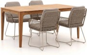 + 15% kassakorting | Diningset Intenso  | 4 personen | Tuinset teakhout | 5-delig | Kees Smit Tuinmeubelen