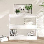 vidaXL Boekenkast/kamerscherm 80x30x72 cm wit