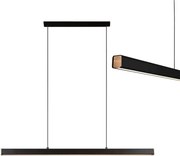 Hangende plafondlamp APP1447-CP BLACK 80cm