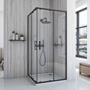Rea City 80x80 douchewand Black