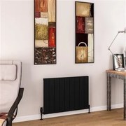 Eastbrook Charlton radiator 85x60cm aluminium 890W zwart mat