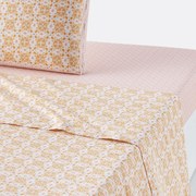 Bedrukt laken Gardenia