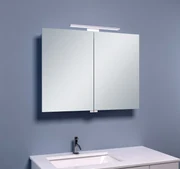 Mueller Basic aluminium spiegelkast 80 met LED verlichting