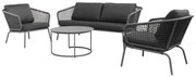 Garden Interiors Stoel-Bank - Loungeset - Sonora - Rope - Antraciet - The Outsider